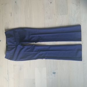 Express Columnist bootcut blue dress pants, size 2R